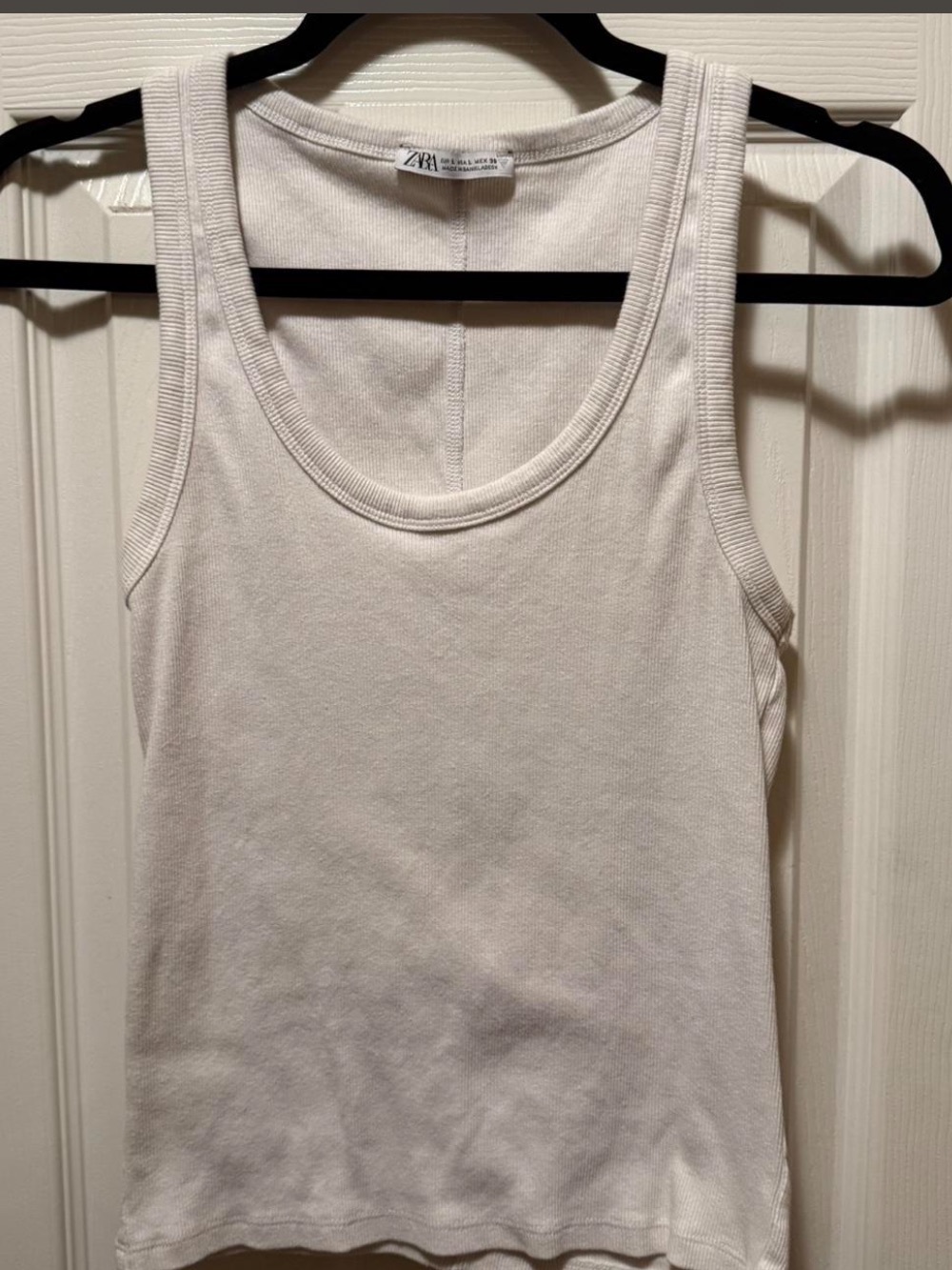 Zara White Tank Top